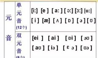 一起学音标